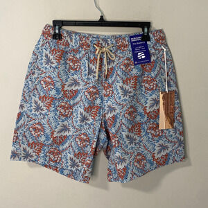 Fair Harbor Bayberry Swim Trunks Mens Medium Lined Stretch NWT